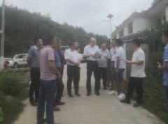 生態(tài)環(huán)境廳書記和州生態(tài)局領導施工現場視察